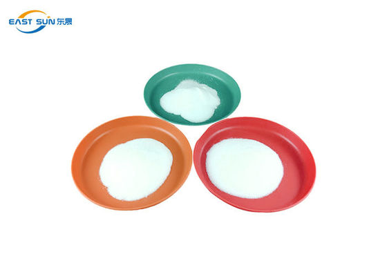 Un bon prix. Poudre d'adhésif de transfert de chaleur de SIÈGE POTENTIEL D'EXPLOSION de Copolyester blanche pour l'impression d'écran en soie en ligne