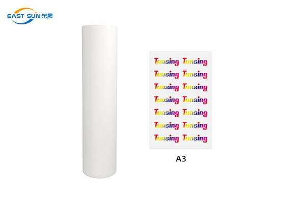 Film DTF 100M par rouleau 60Cm Film de transfert thermique PET Peeling à froid Pour T-shirt